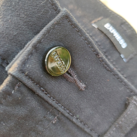 Express Charcoal Trousers Skinny Jeans Women Sz 12 (Bag D) - Picture 3 of 8